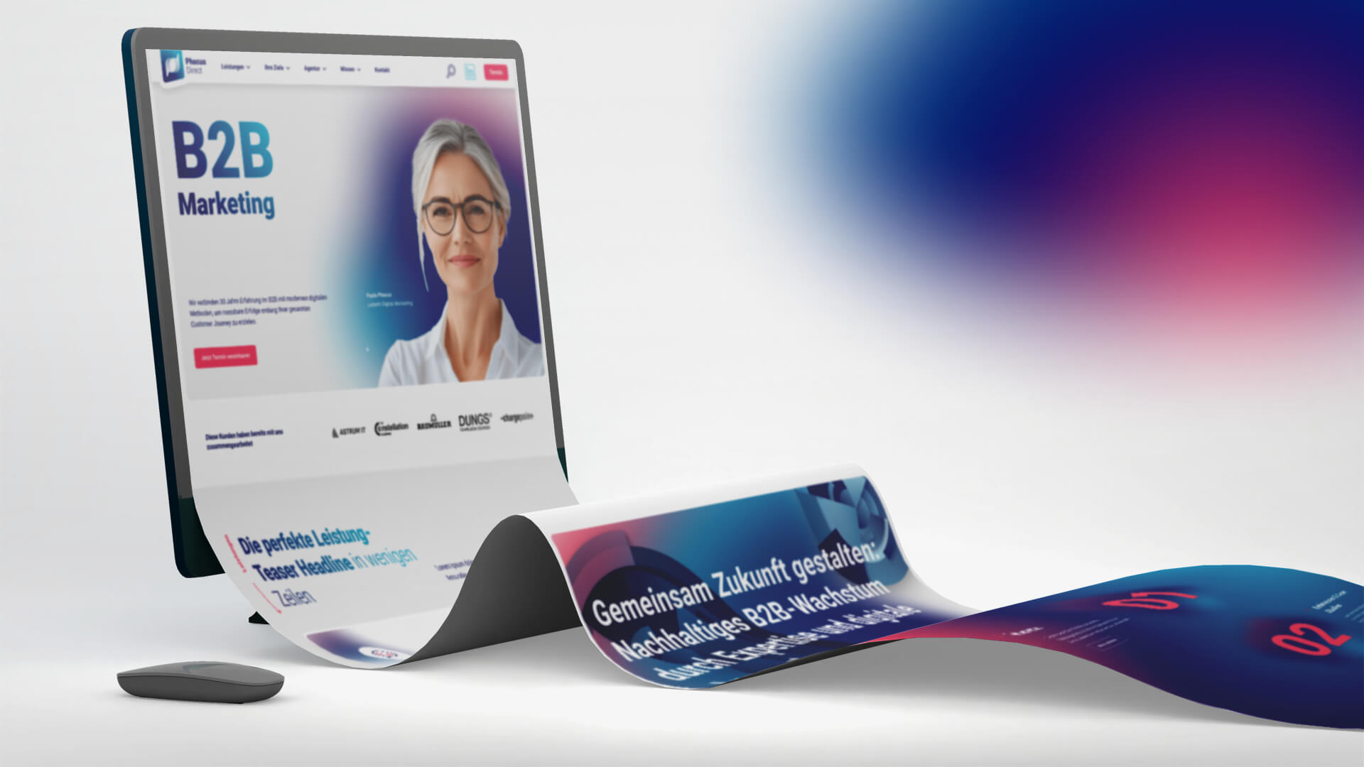 Startseite der Phocus Direct Website