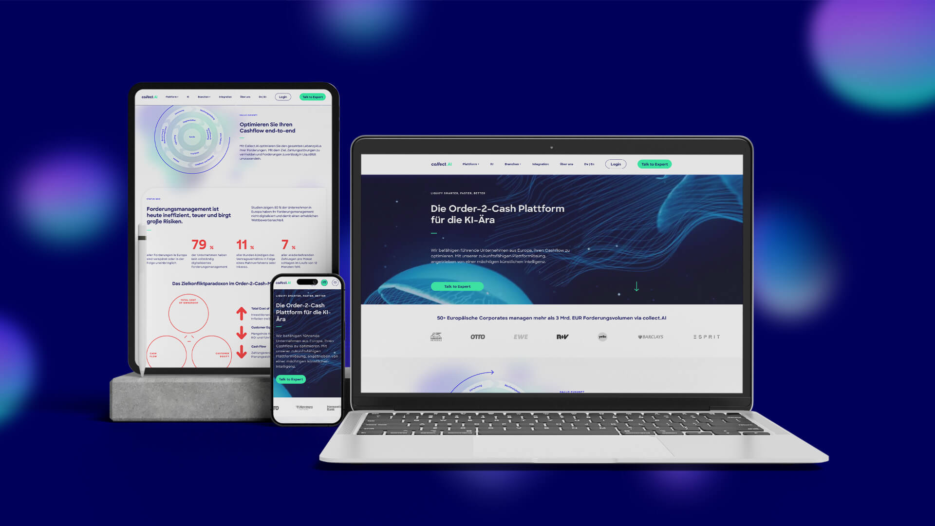 Collect.ai: Case Study Branding & Webdesign | KIDES