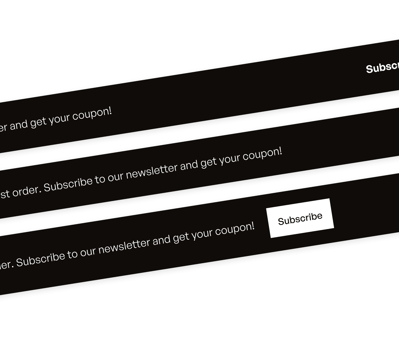 Minimalstudio X - 3 Notification Bars - Minimal Agency Webflow Template