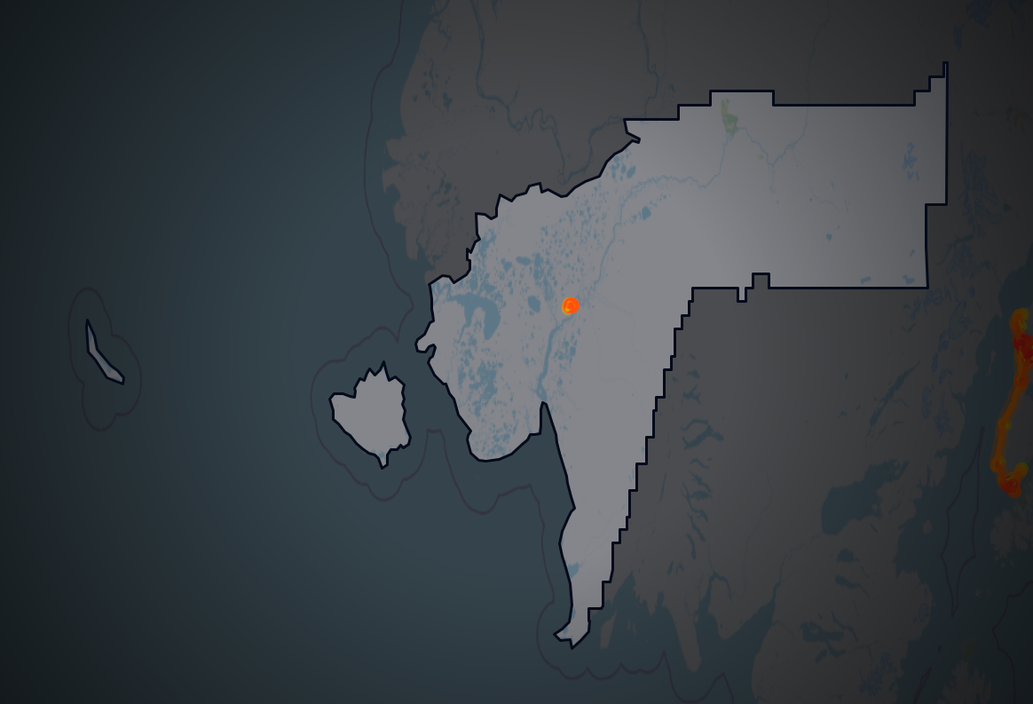 Traffic map of Bethel, Alaska