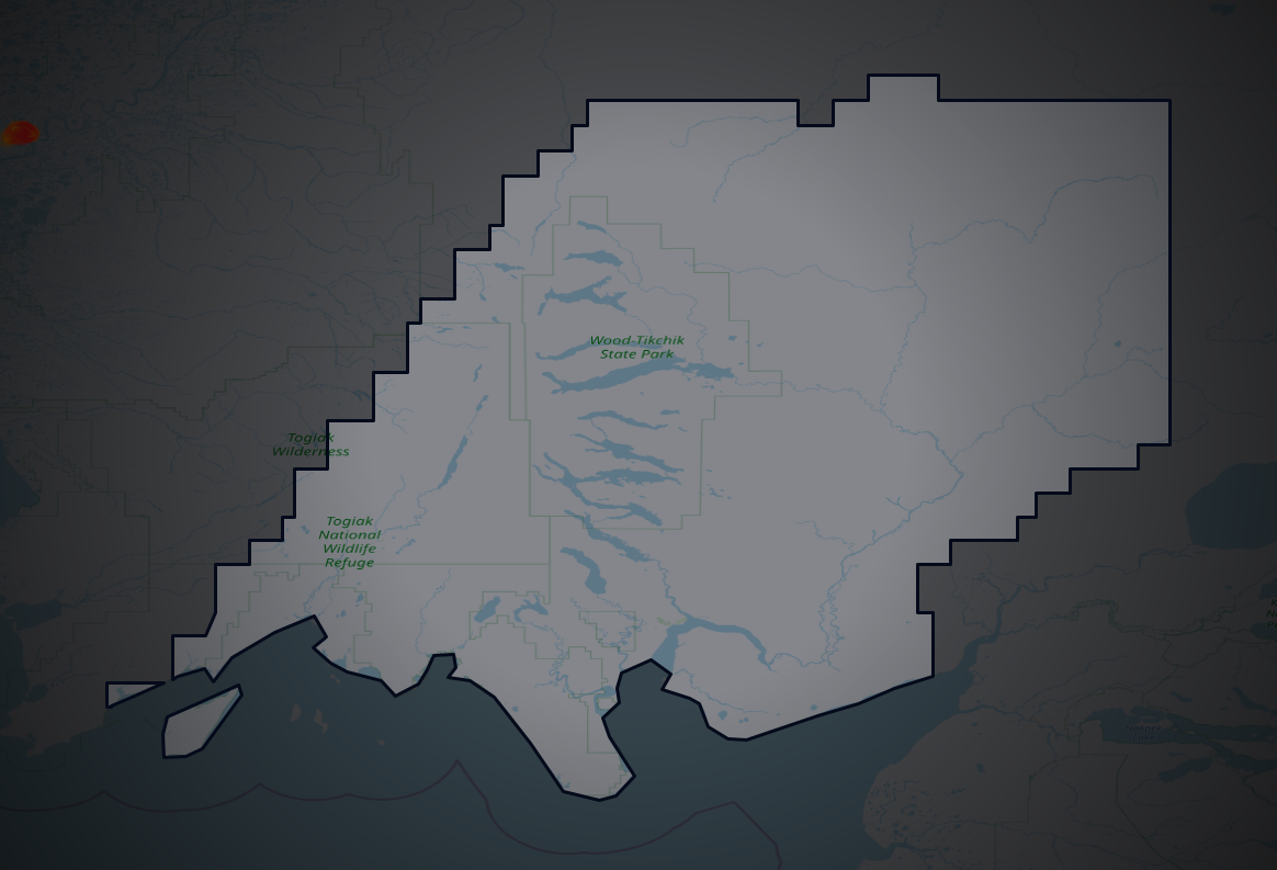 Traffic map of Dillingham, Alaska