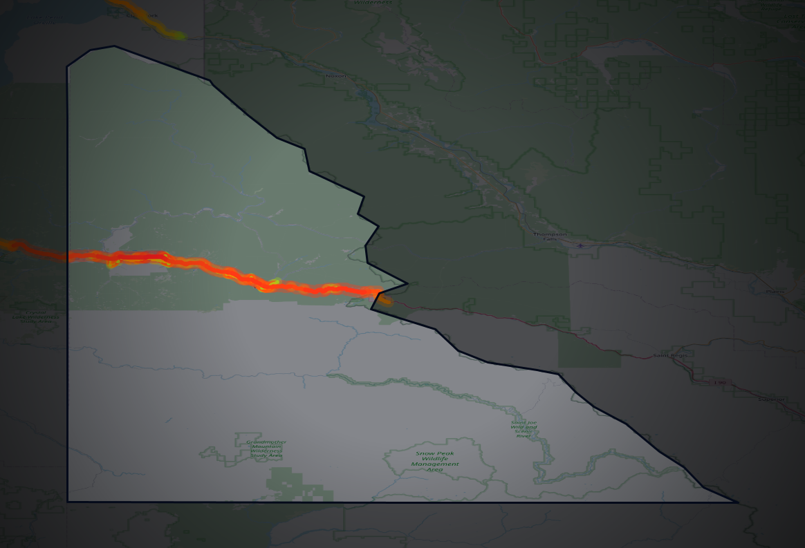 Traffic map of Shoshone, Idaho