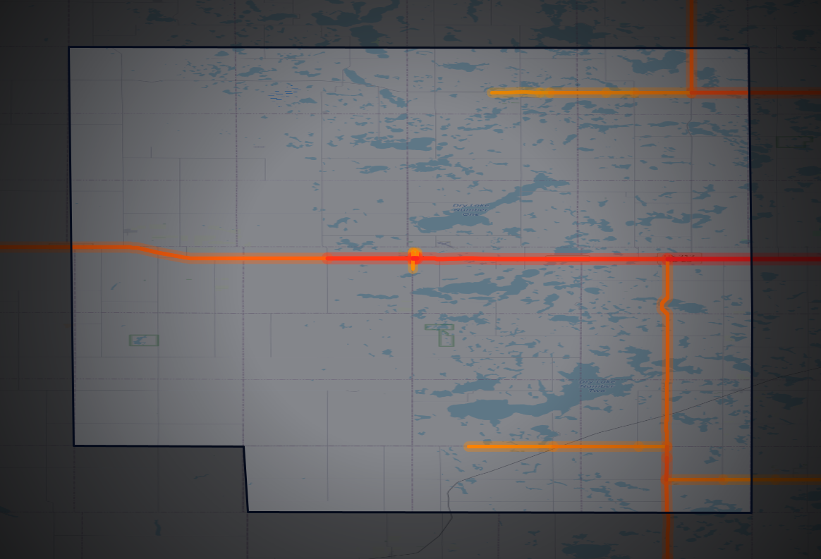 Traffic map of Clark, South Dakota