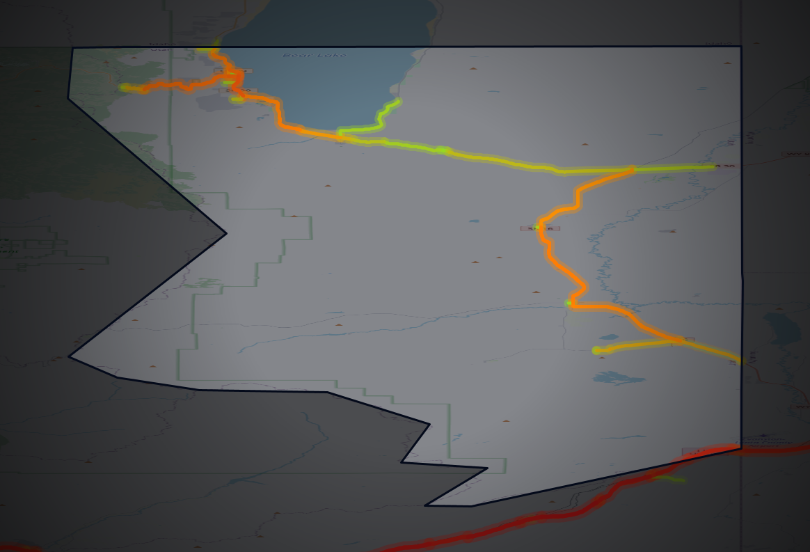 Traffic map of Rich, Utah