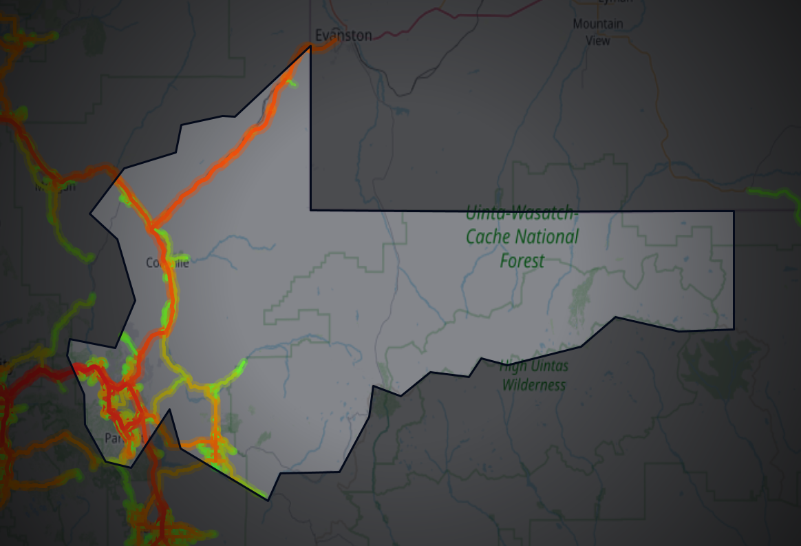 Traffic map of Summit, Utah