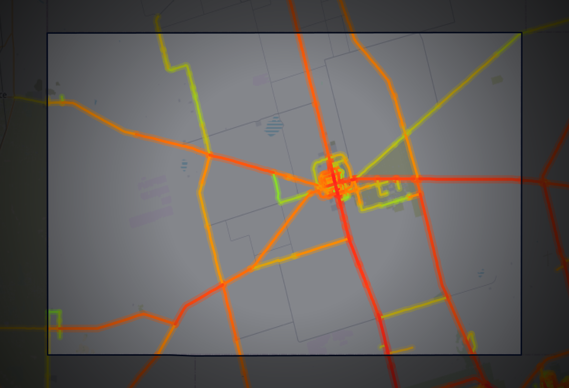 Traffic map of Andrews, Texas