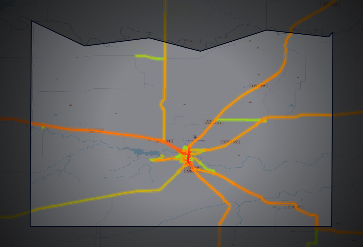 Traffic map of McCulloch, Texas