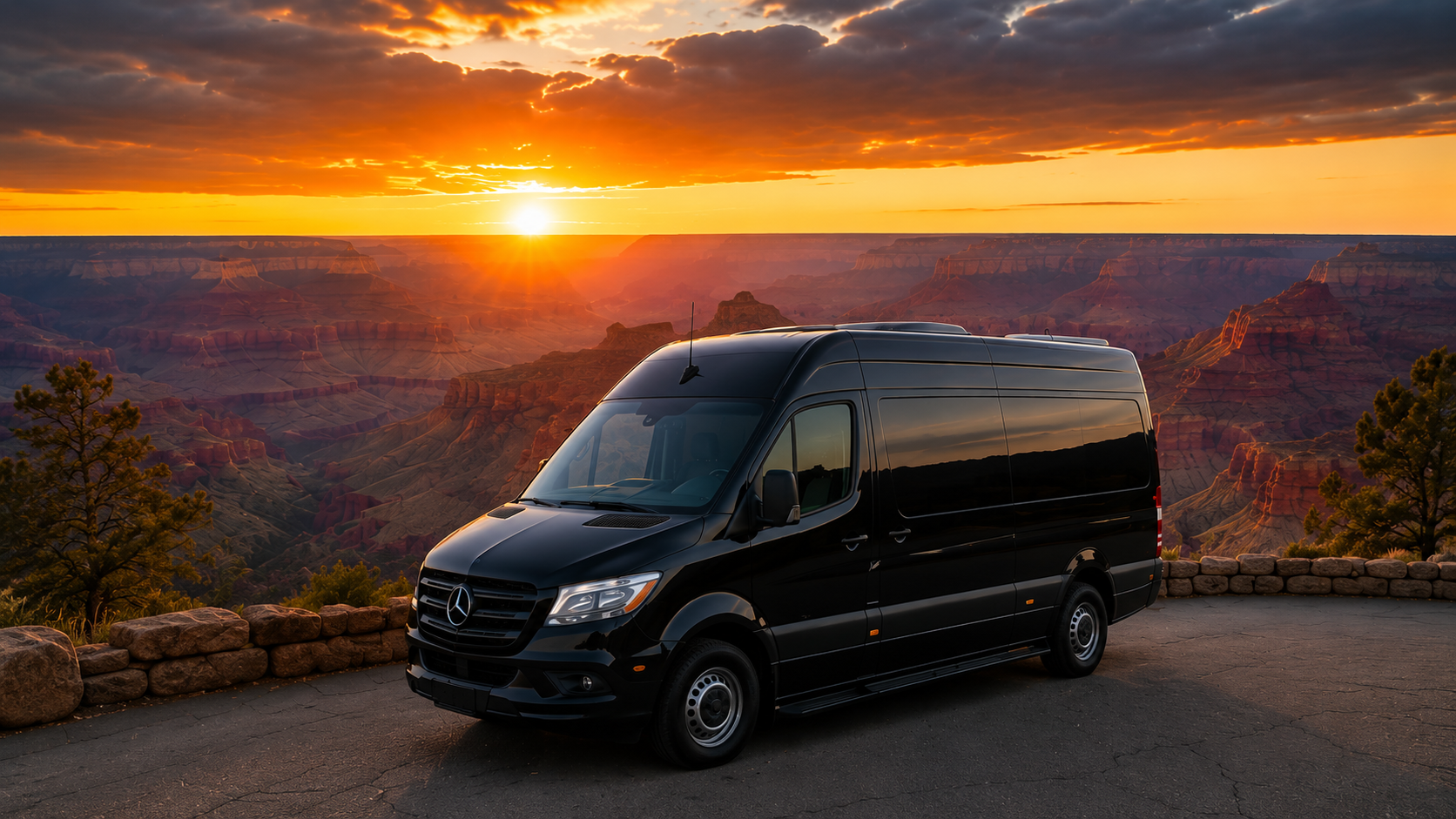 State 48 Limo Executive Sprinter at the Grand Canyon South Rim