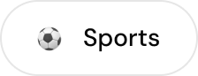 Genre Type: Soccer ball icon next to the word Sports on a rounded rectangular button.