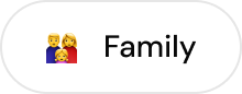 Genre Type: Button with family emoji and text 'Family'.