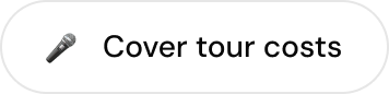 Button with a microphone icon and the text 'Cover tour costs'.