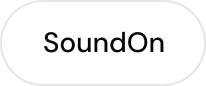 Rounded button with the text 'SoundOn'.