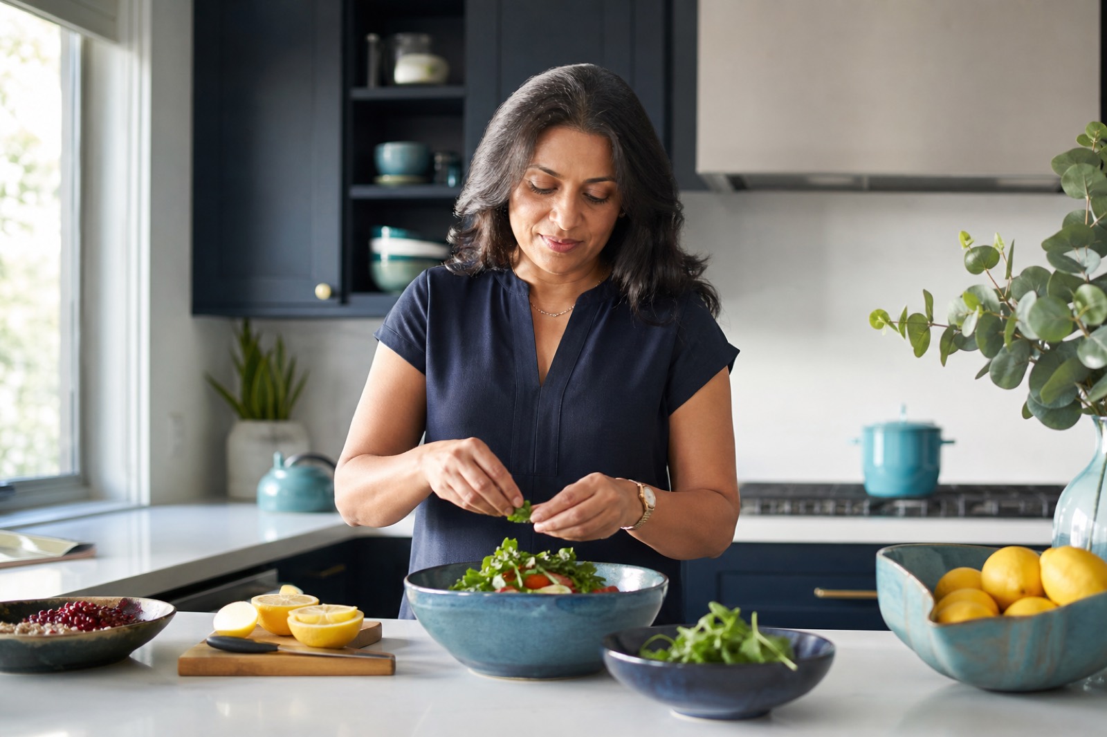 Heart healthy kitchen cooking