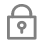 Closed padlock icon representing security or privacy.