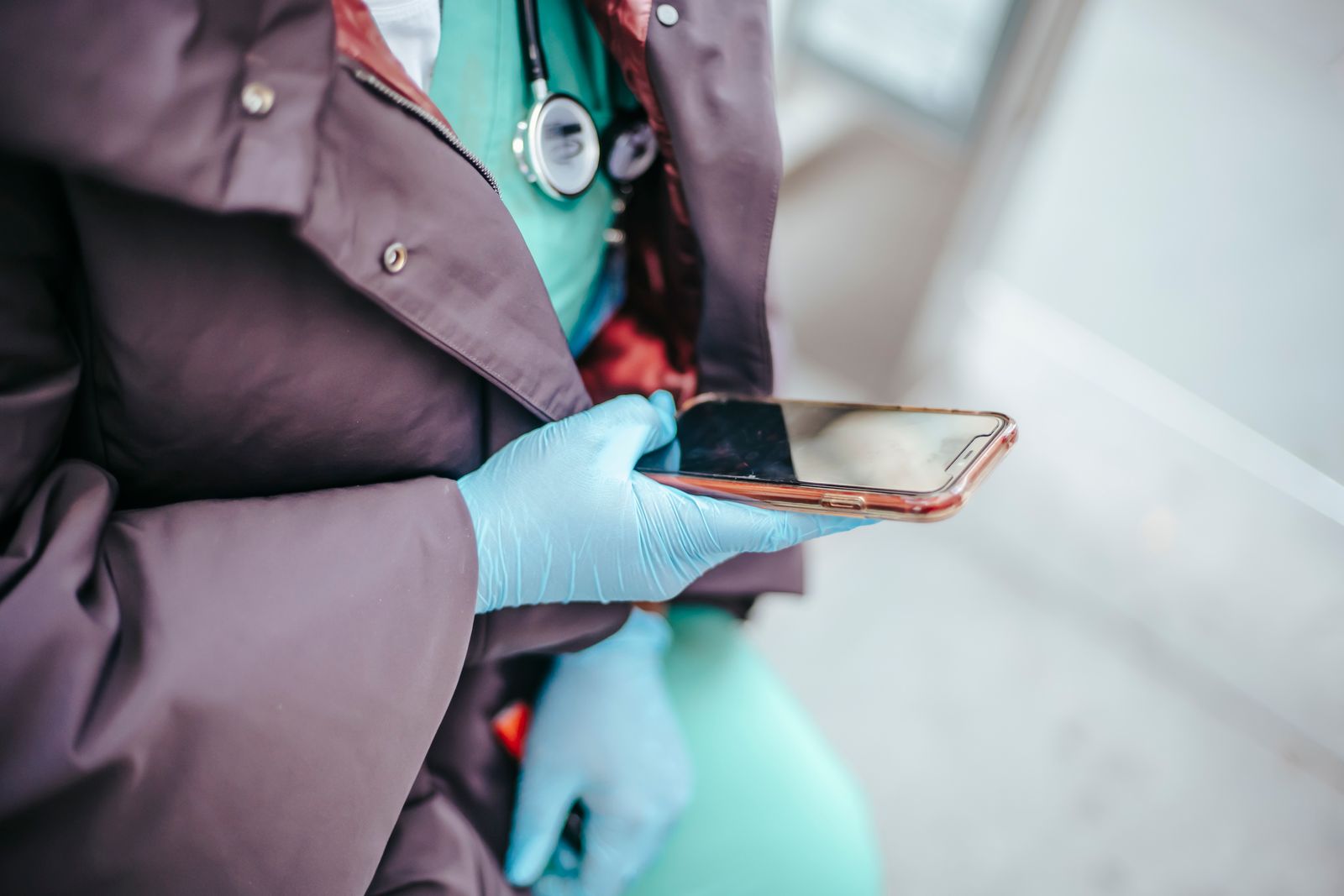 Practice staff member handling patient phone inquiries at a medical office