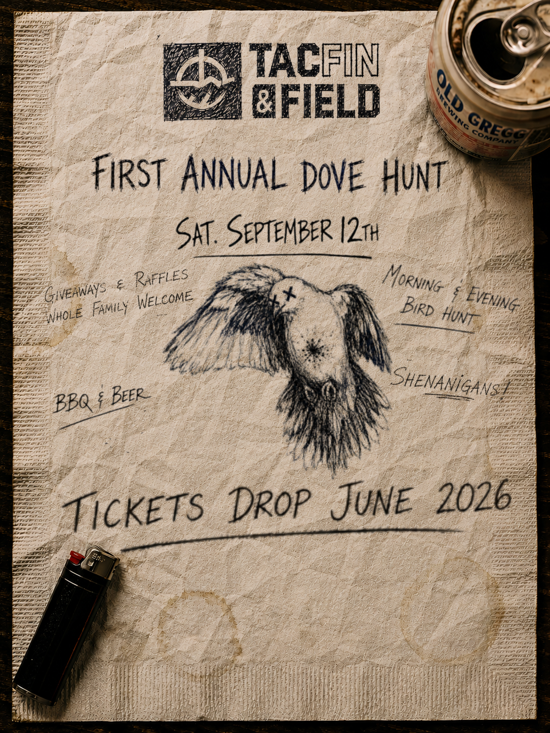 1st Annual Dove Hunt flyer
