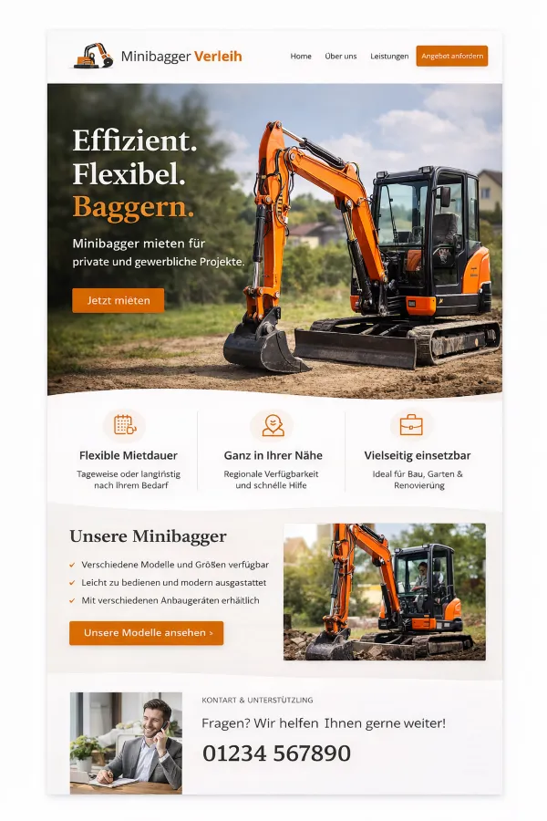 A picture tht shows an example of an Website Bagger