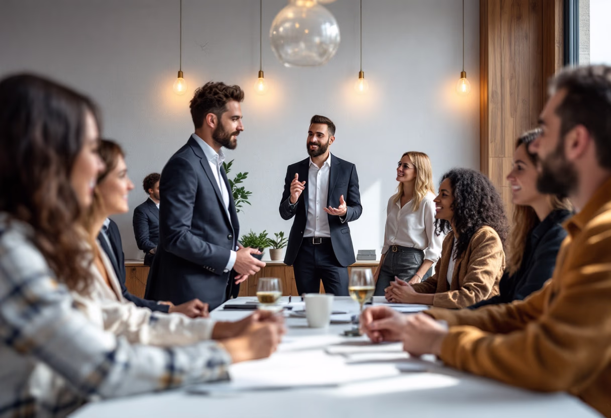 image of networking event (for a hr tech)