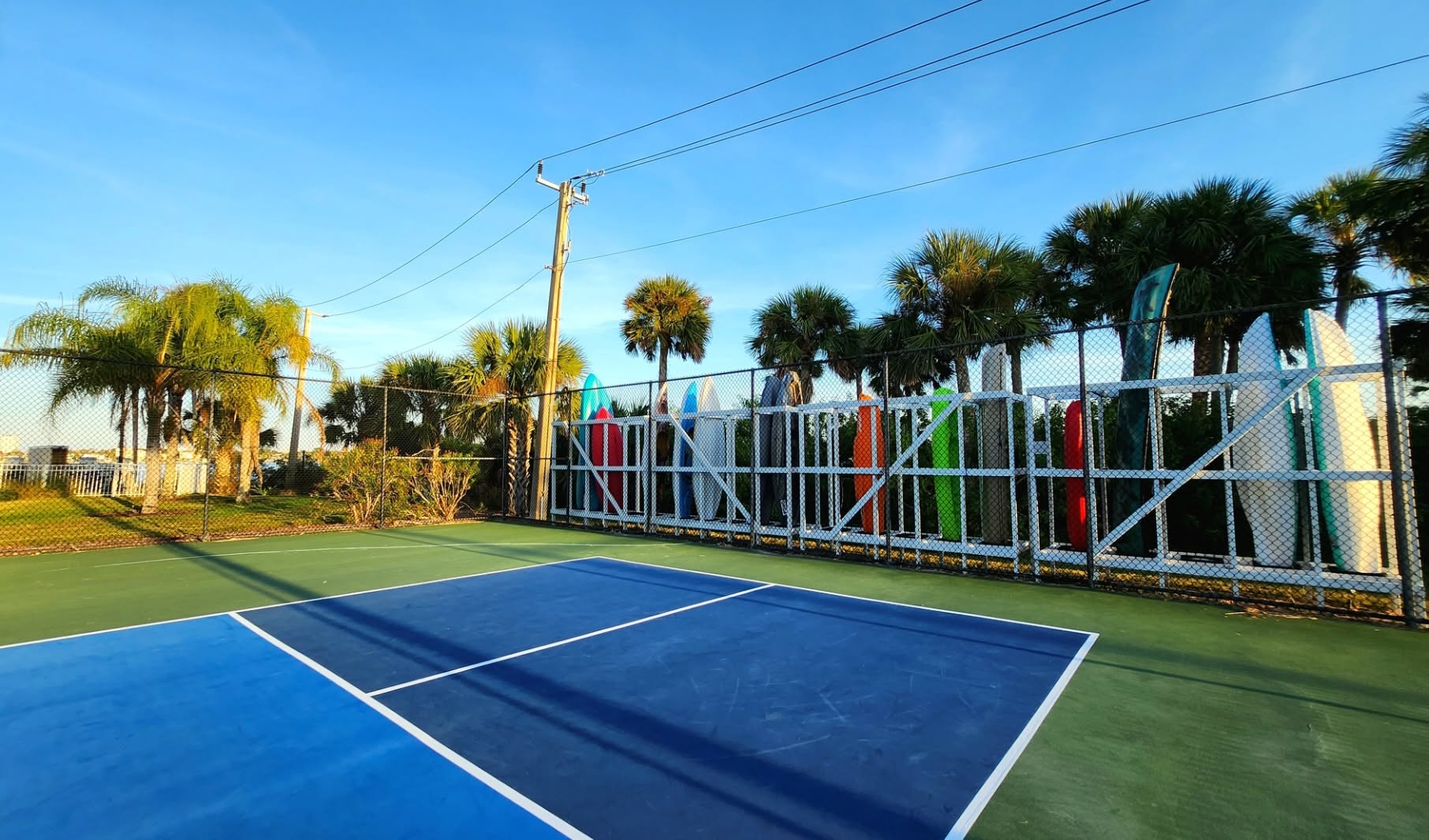 Pickleball court