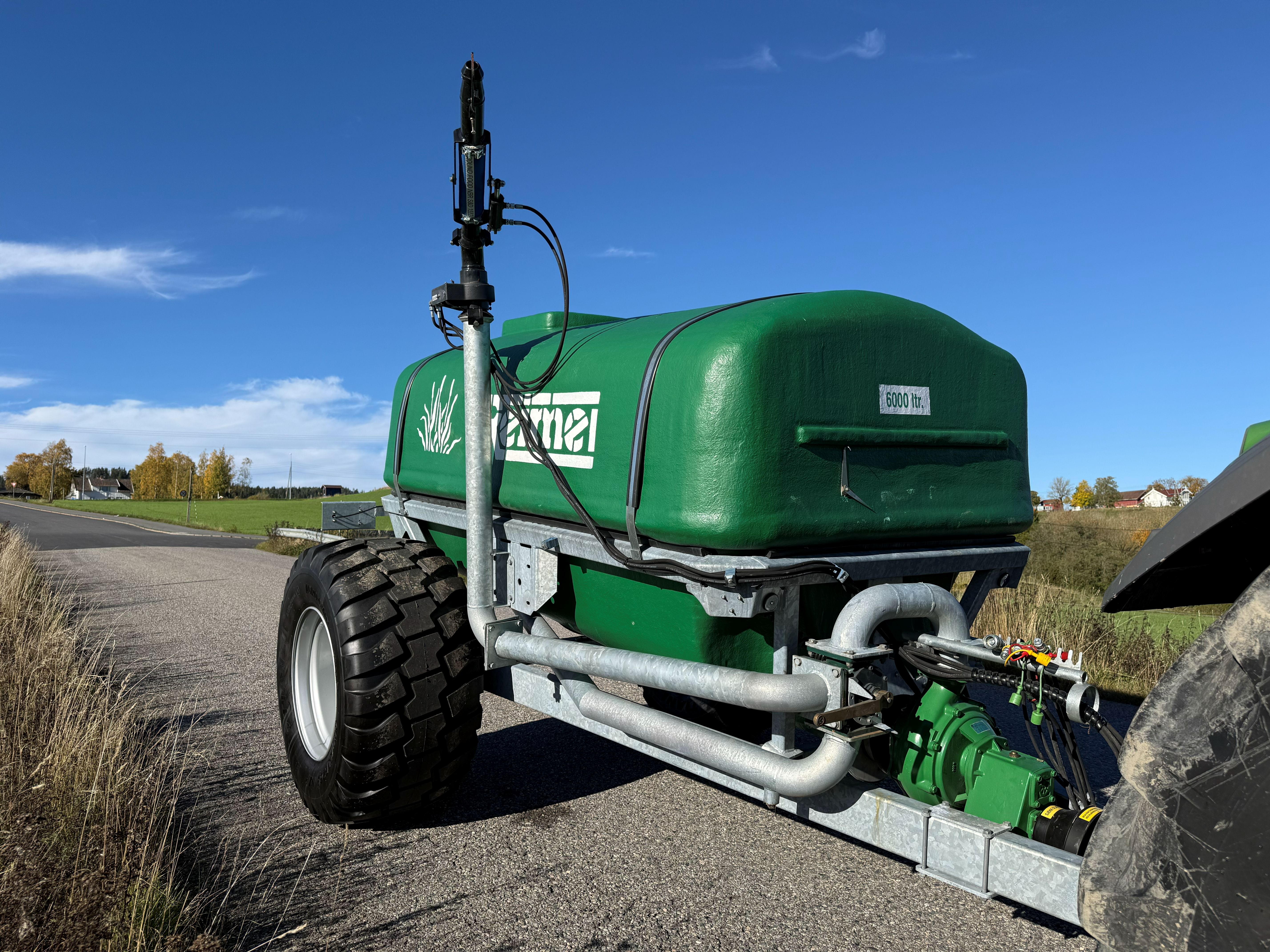 Reime 6000 liters gjødselvogn med kanon
