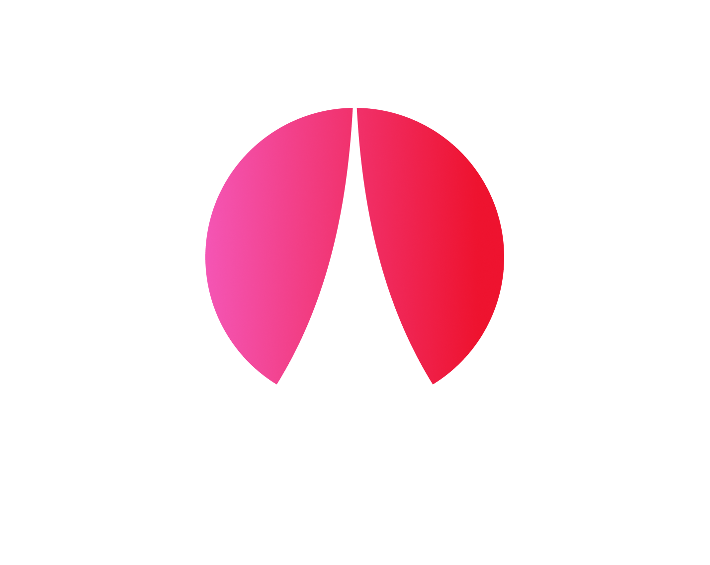 White rocket launching upward in front of a big pinkish-red moon.