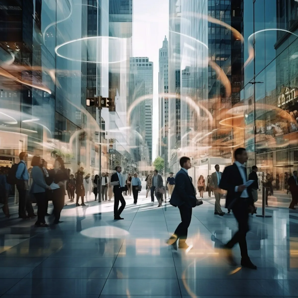 Professionals in a modern commercial environment representing structured project oversight and governance