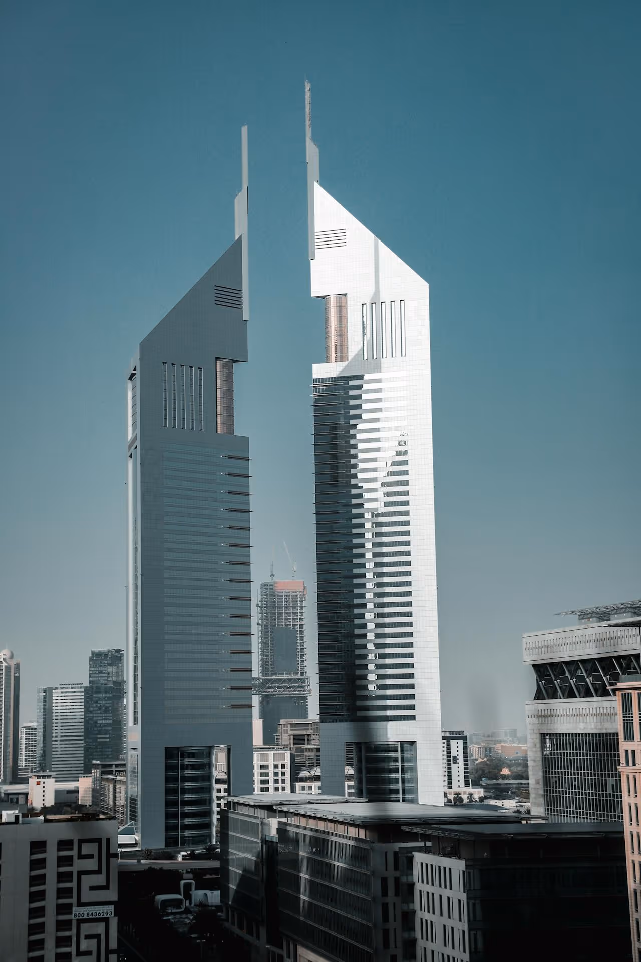 Emirates Financial Towers in Dubai DIFC representing regulated escrow protection and secure construction payment control