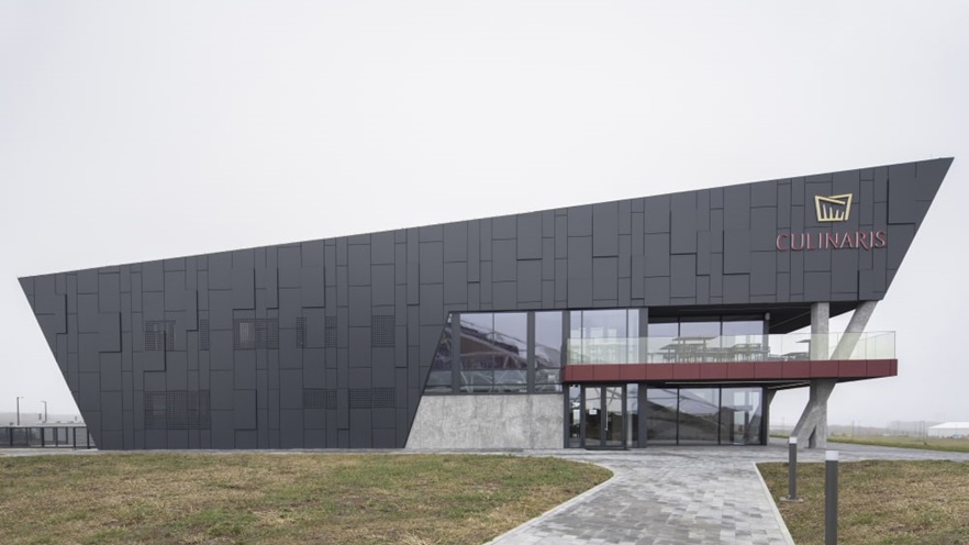 Aluminum Architectural Panels on a Building