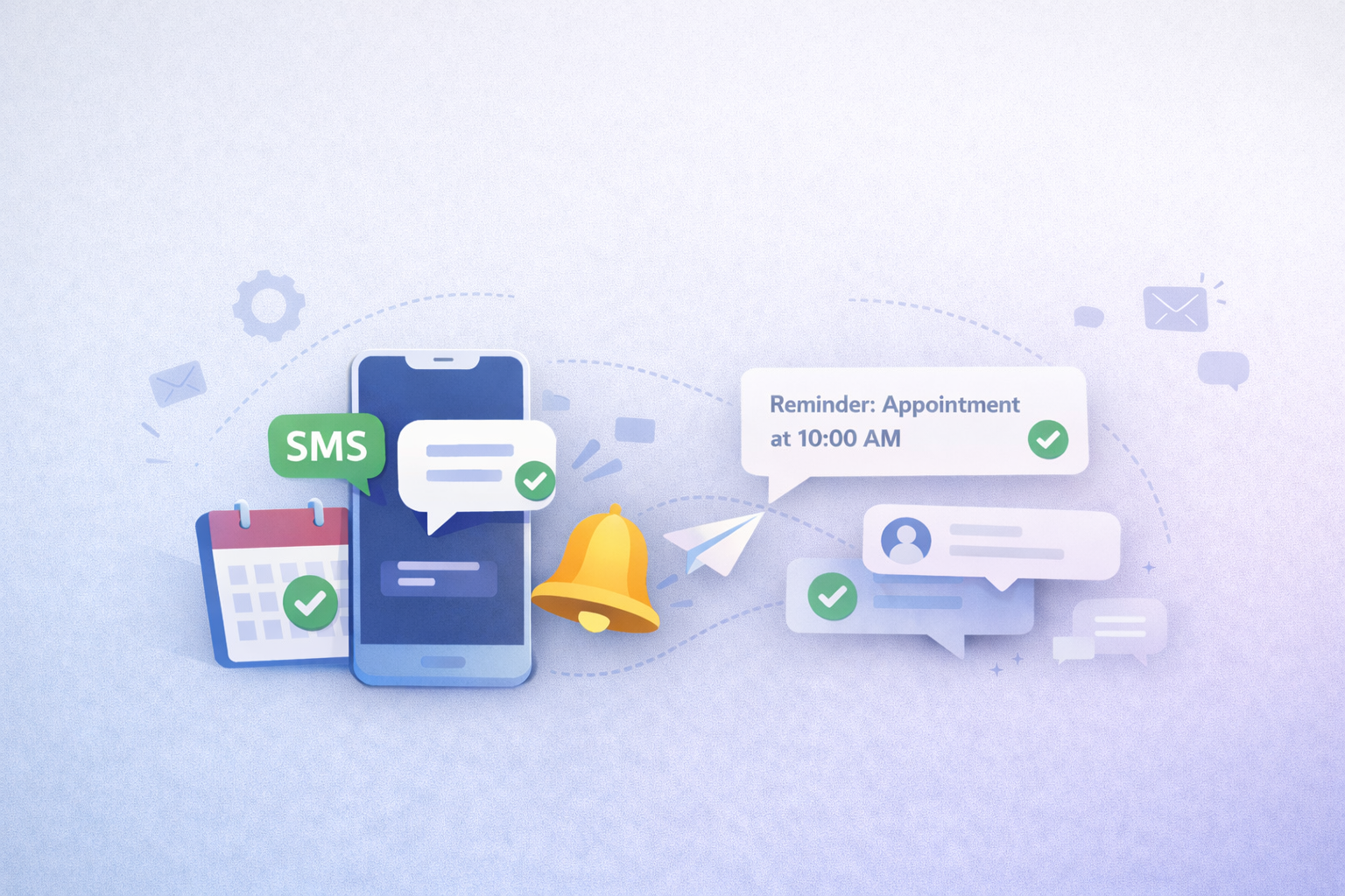 Google calendar and cell phone with sms appointment reminder