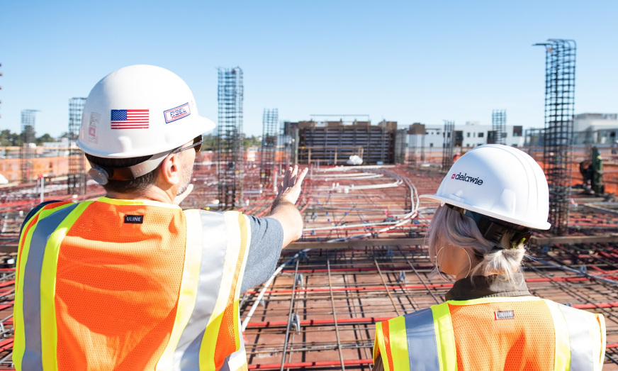 Detailed view of home construction blog article