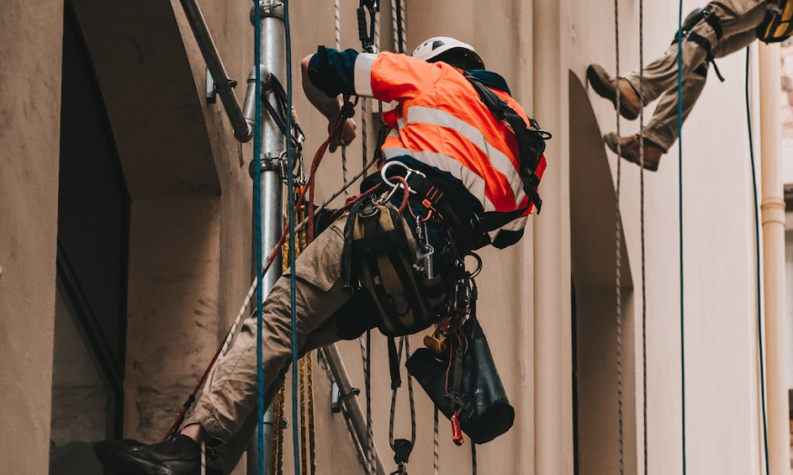 Detailed view of construction executive leadership article