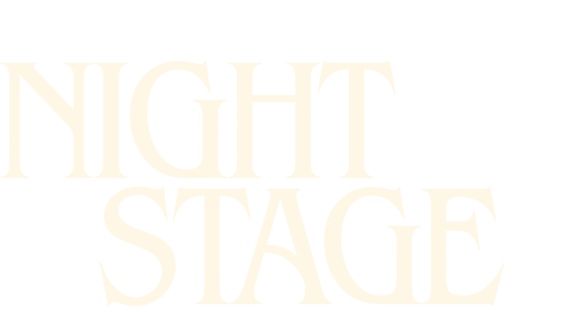 Night Stage DEKKOO exclusive movie logo