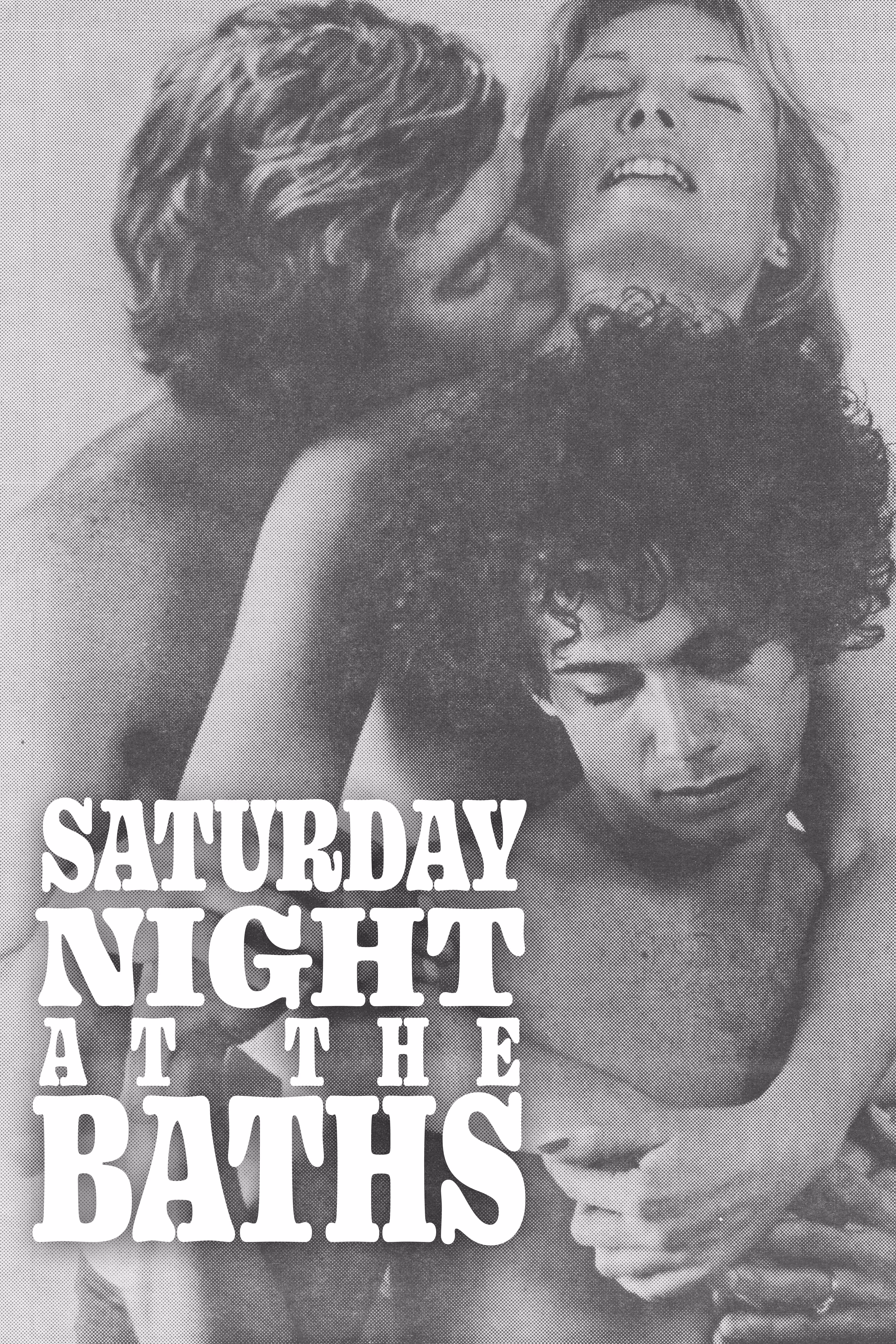 Saturday Night at the Baths (1975) LGBTQ+ drama movie poster set in New York City's iconic gay bathhouse and disco culture.