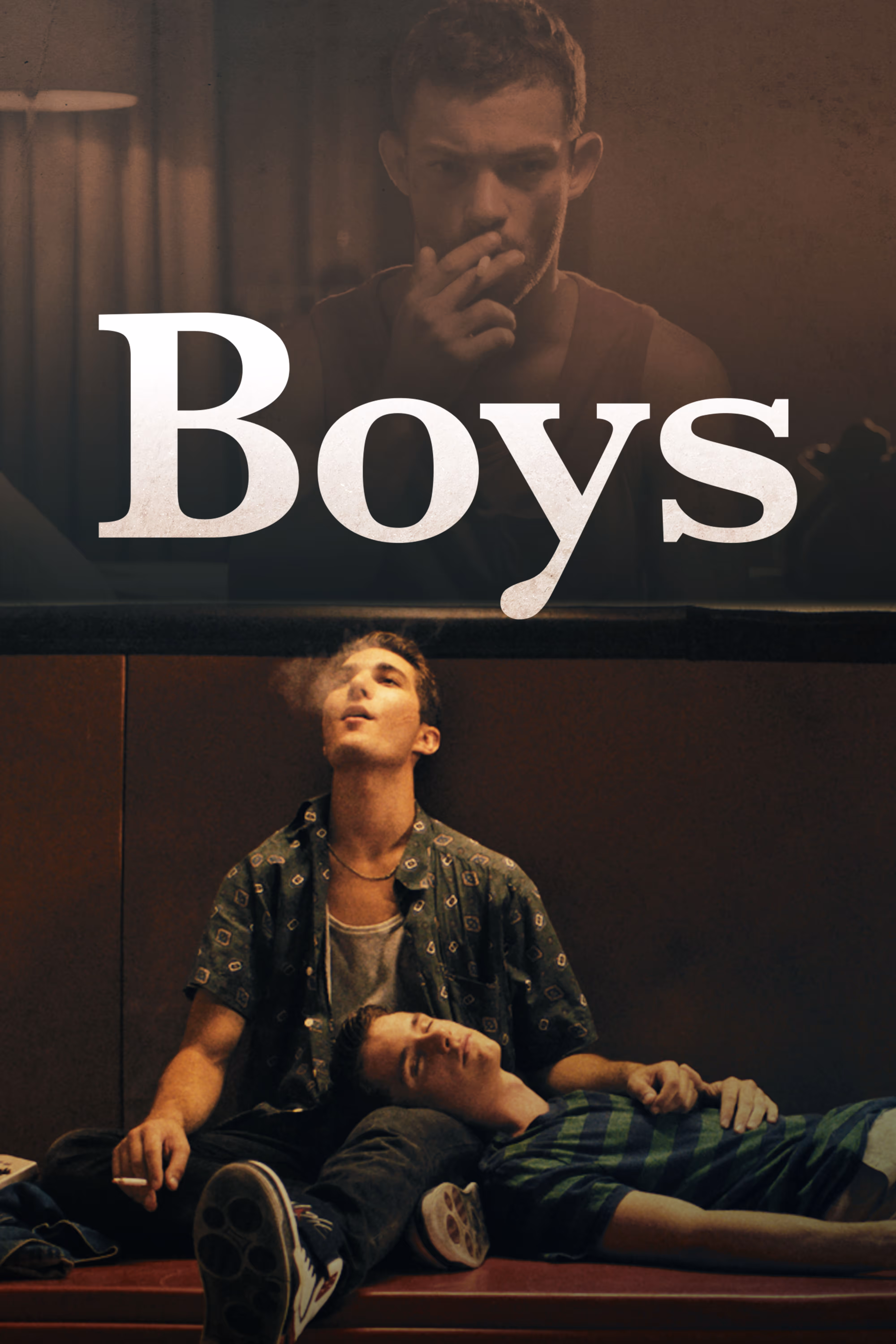 Boys LGBTQ+ coming-of-age movie poster featuring two teenage boys exploring friendship, romance, and identity.