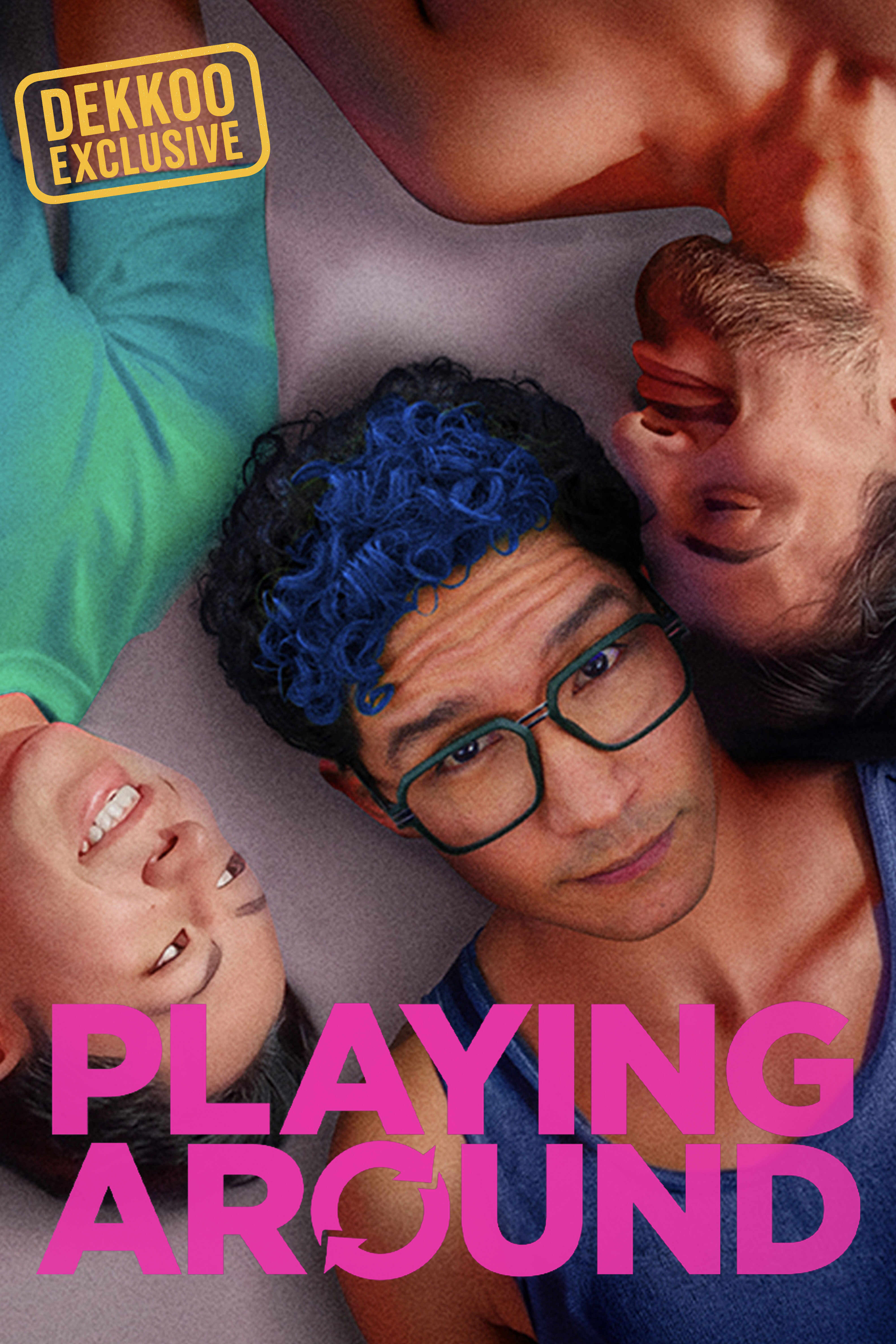 Playing Around — Dekkoo Exclusive gay movie featuring four men lying together