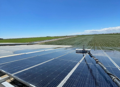 solar panel cleaning solution