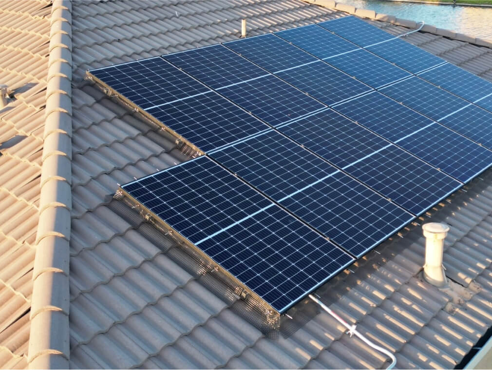 solar panels cleaning