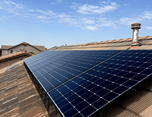 washing solar panels