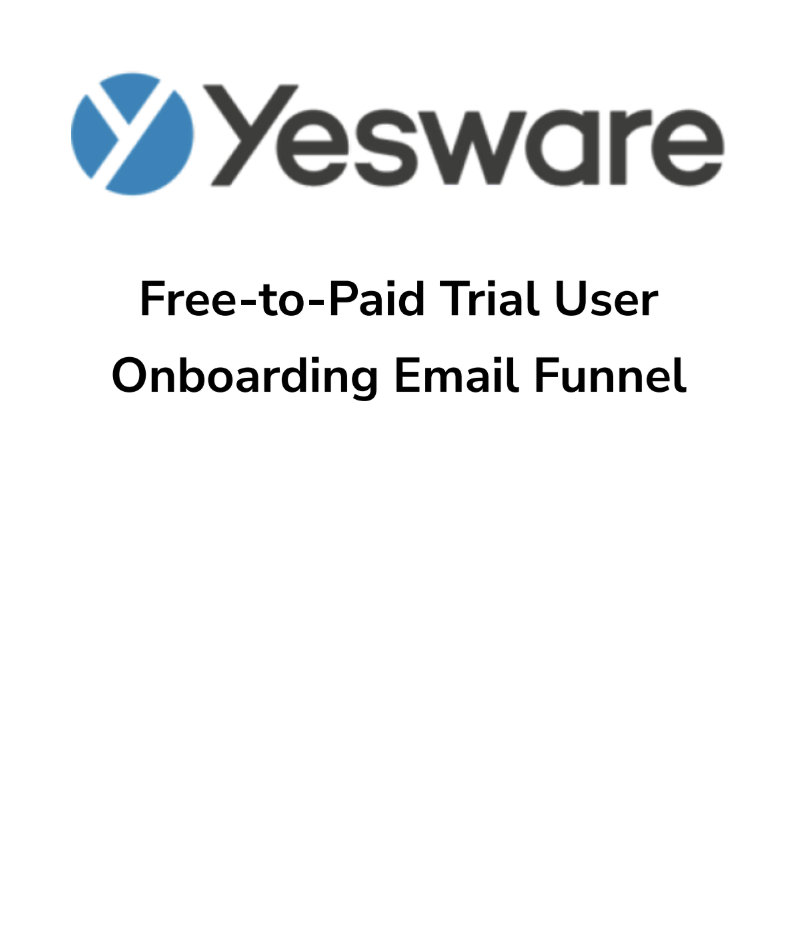 Lifecycle email sample one