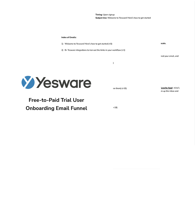Lifecycle email sample one