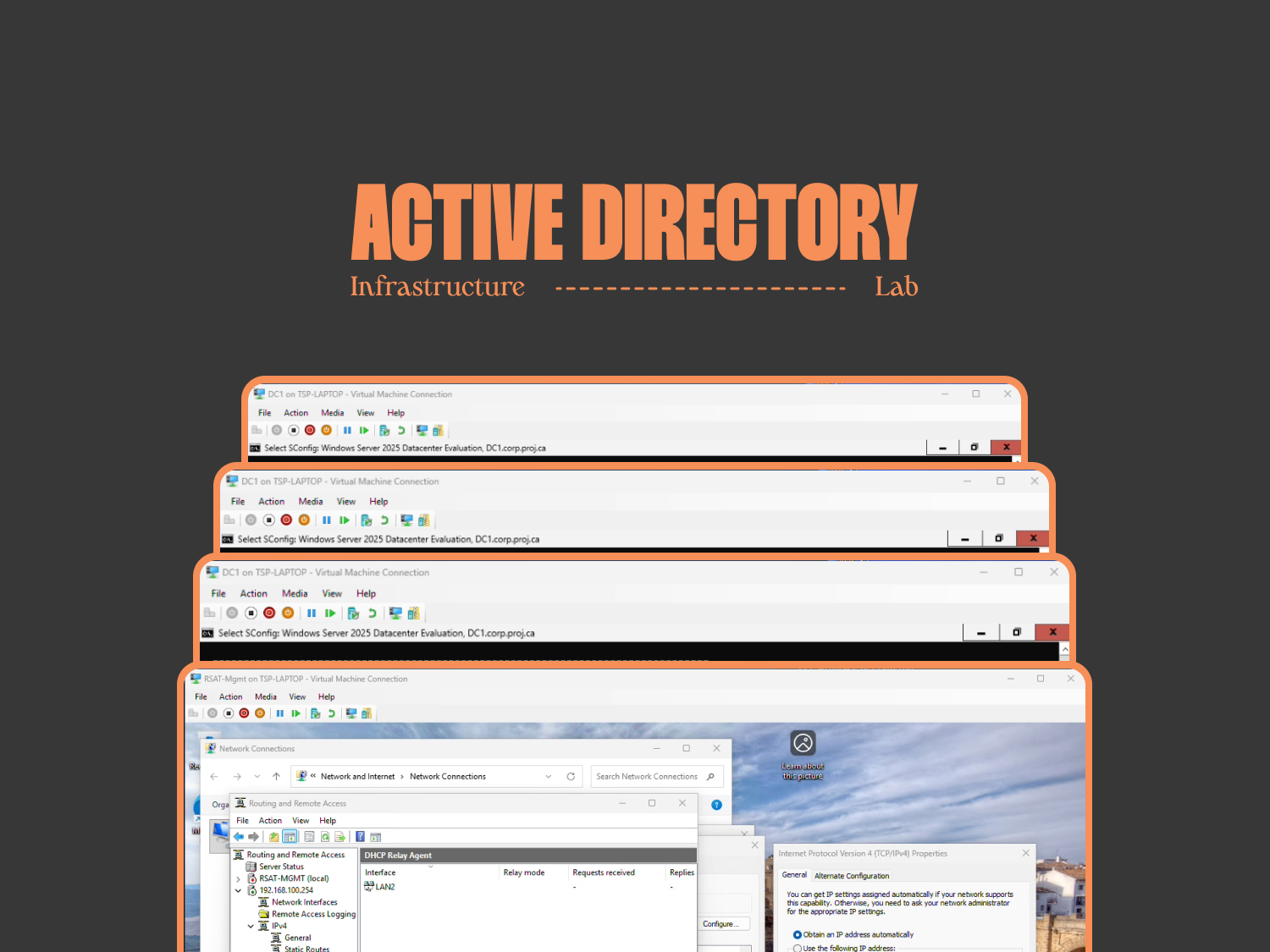 Active Directory Infrastructure Lab