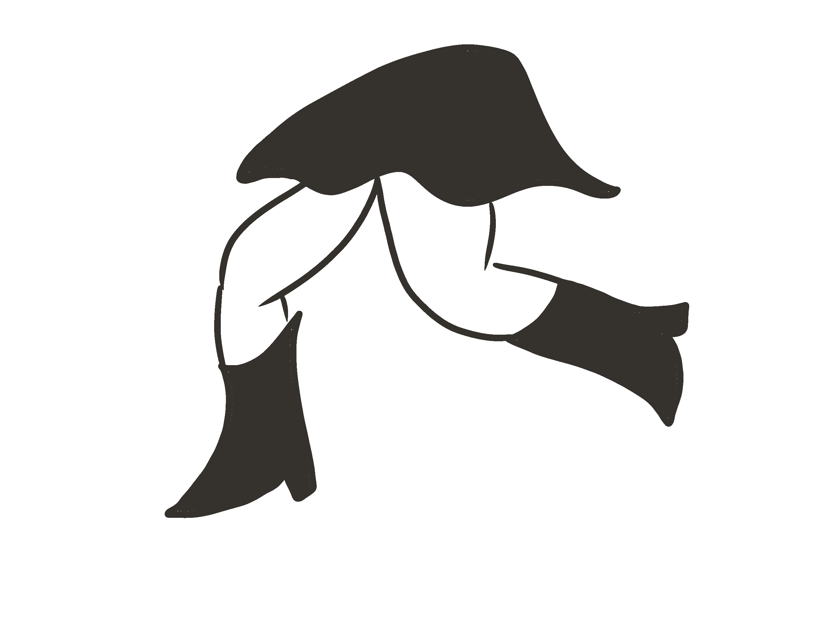 An animated GIF of a little lady walking.