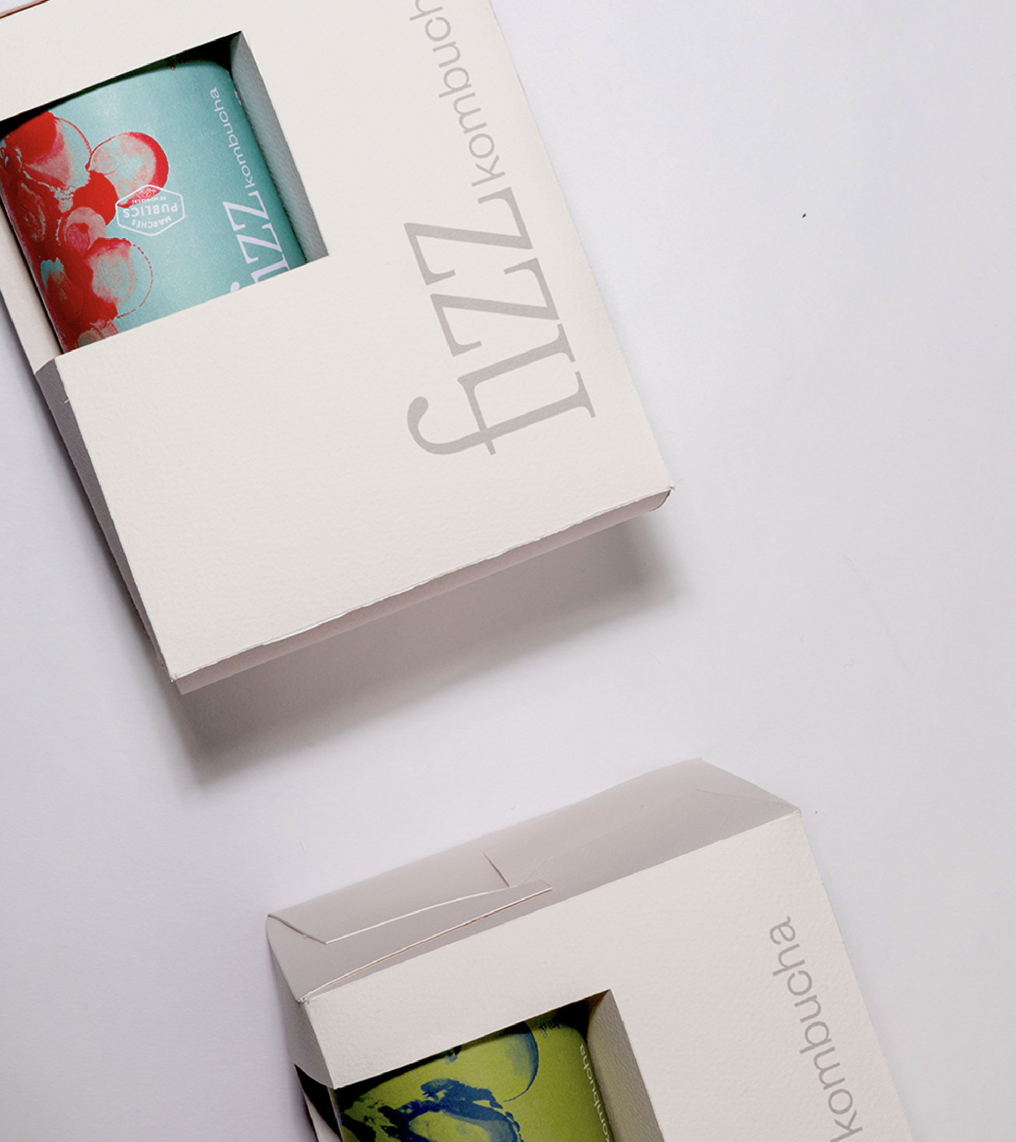 Layout of the product boxes.