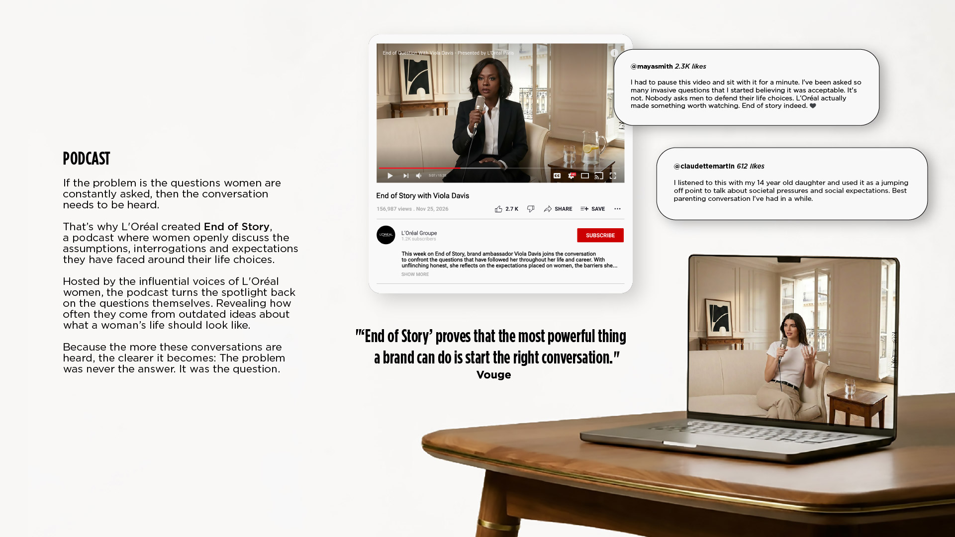 Visual explanation of the insight and idea.