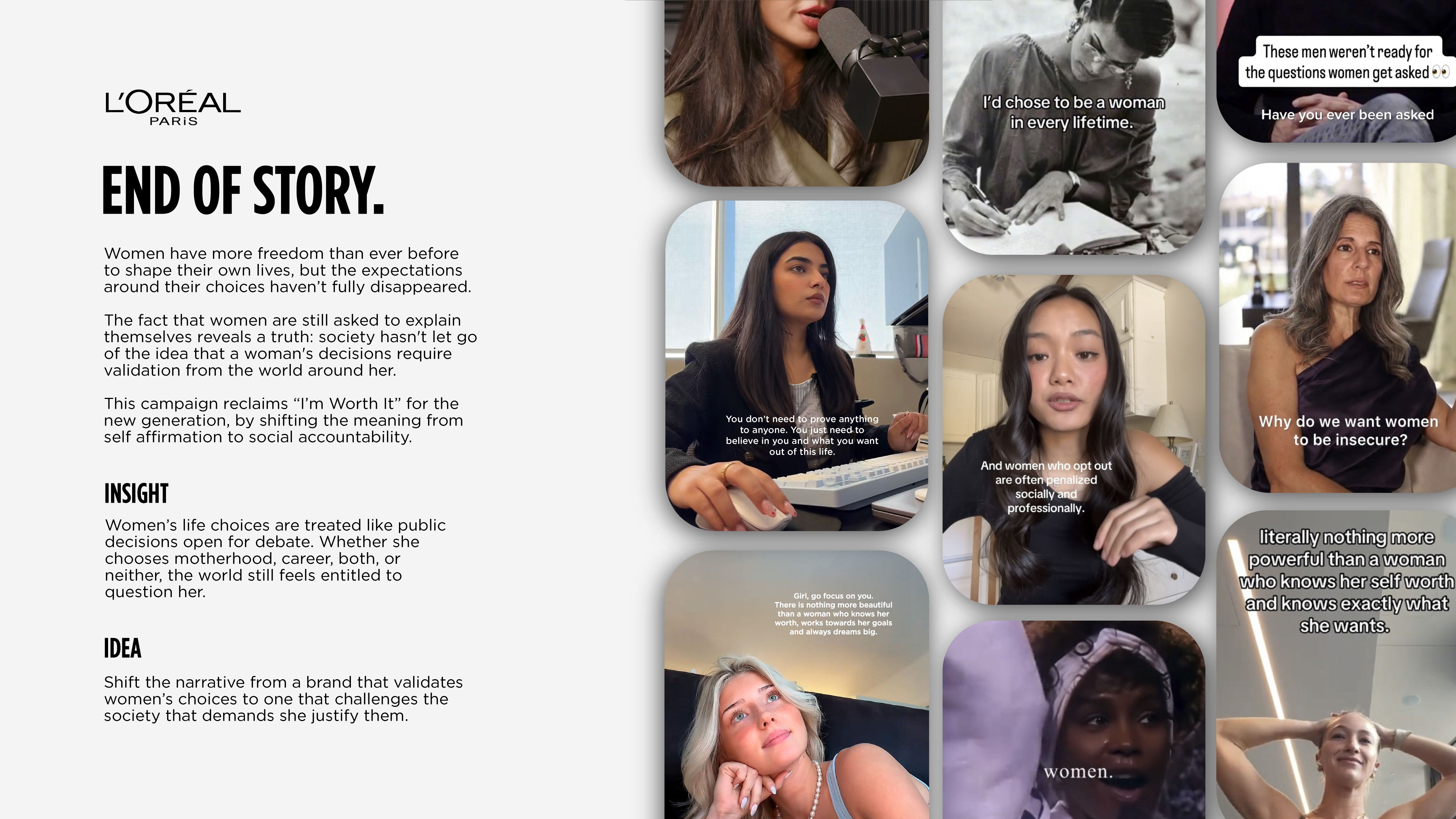 Visual explanation of the insight and idea.