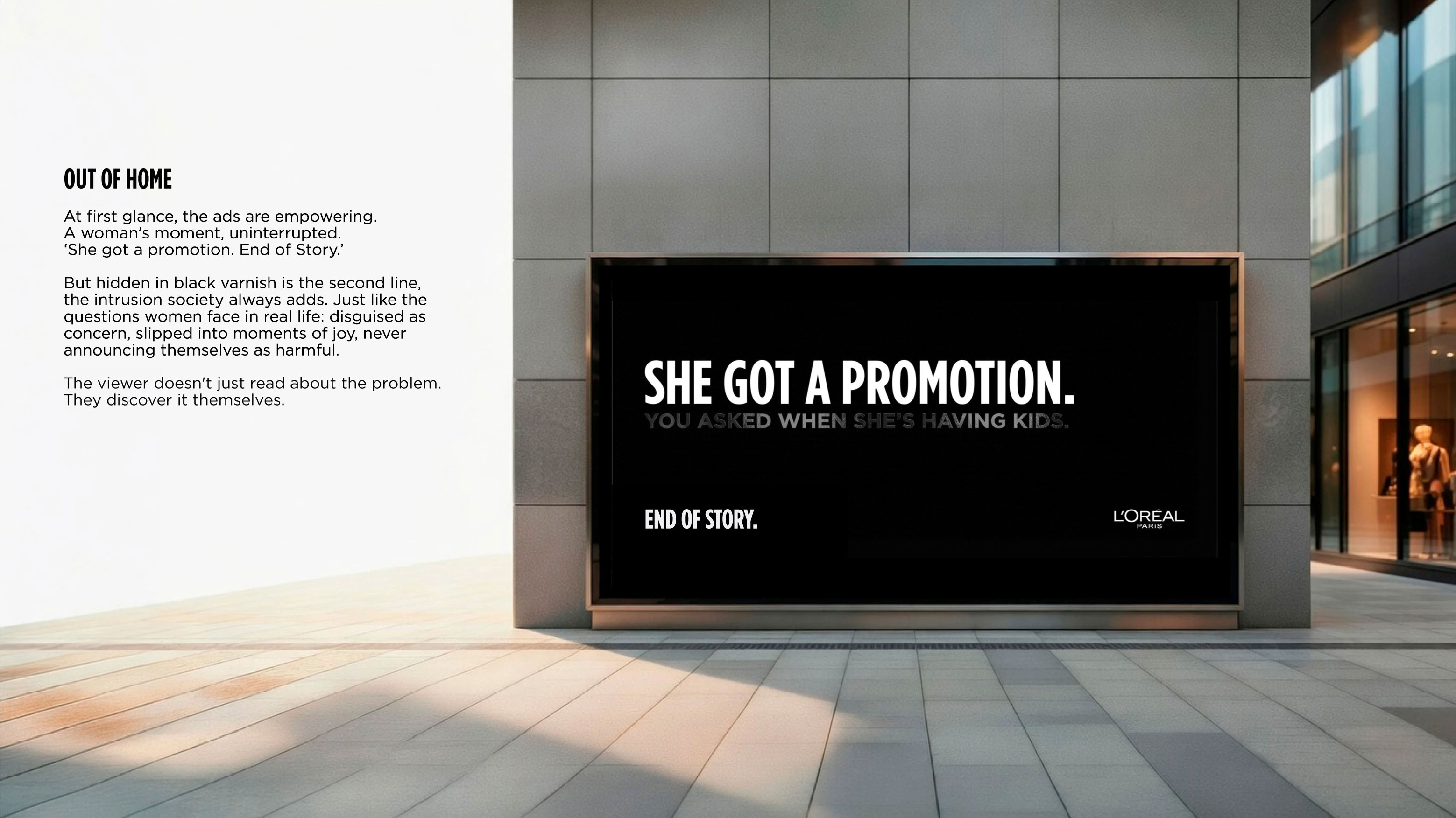 Visual explanation of the insight and idea.