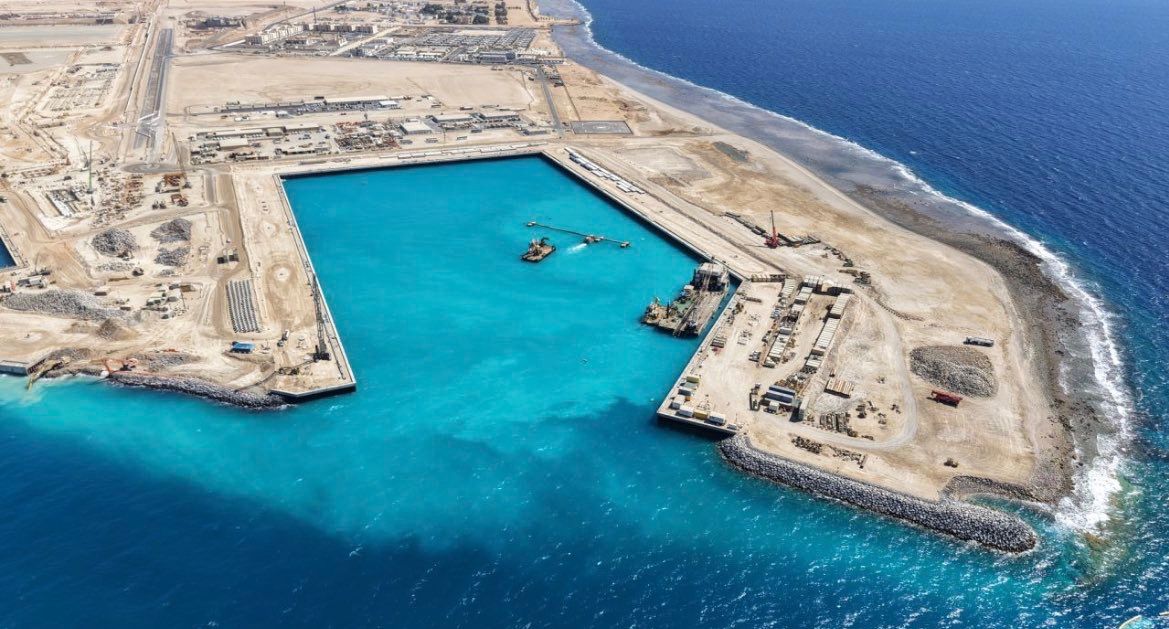 Development by the ocean.