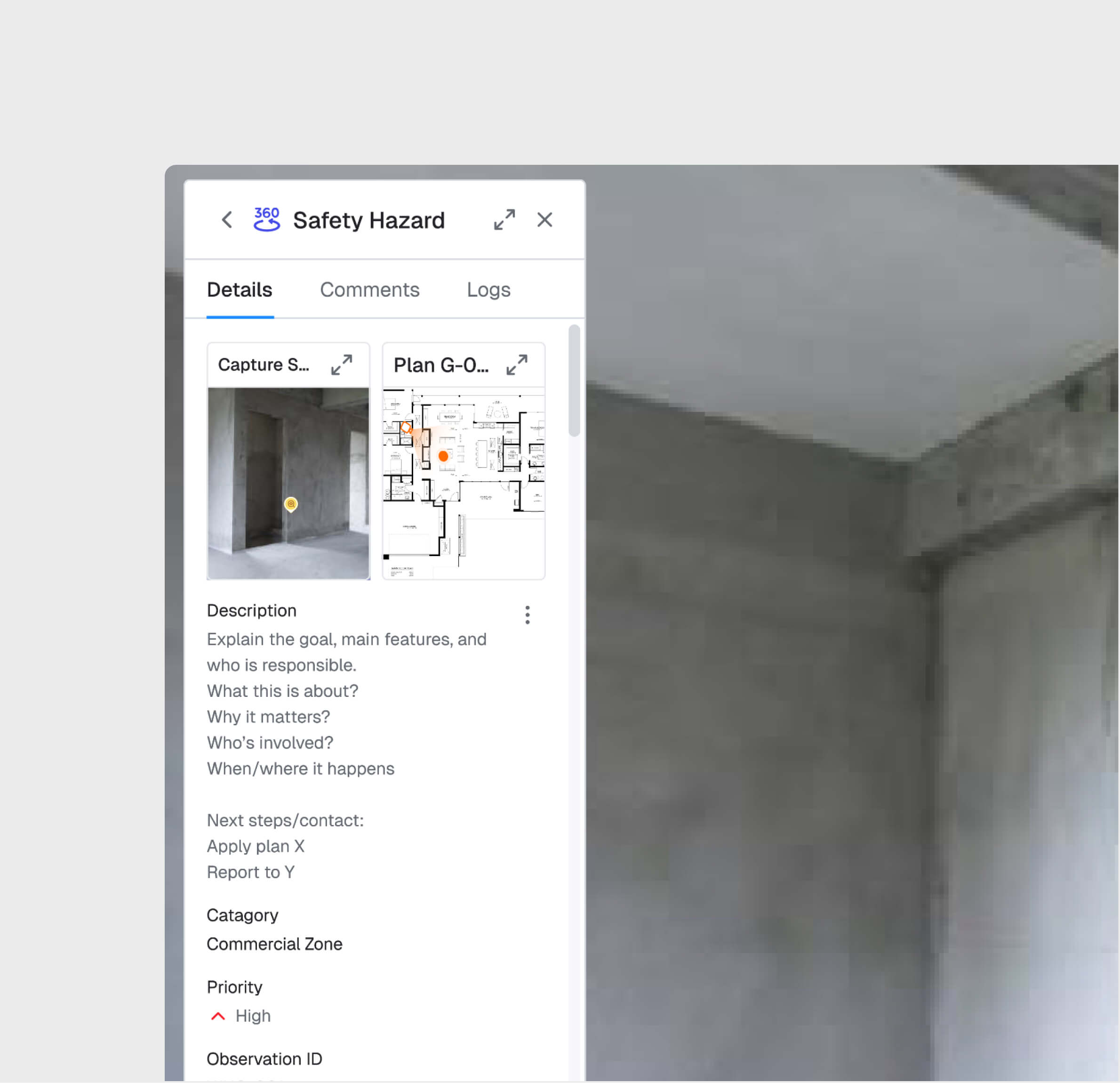 Geo-Referenced Observation Logging