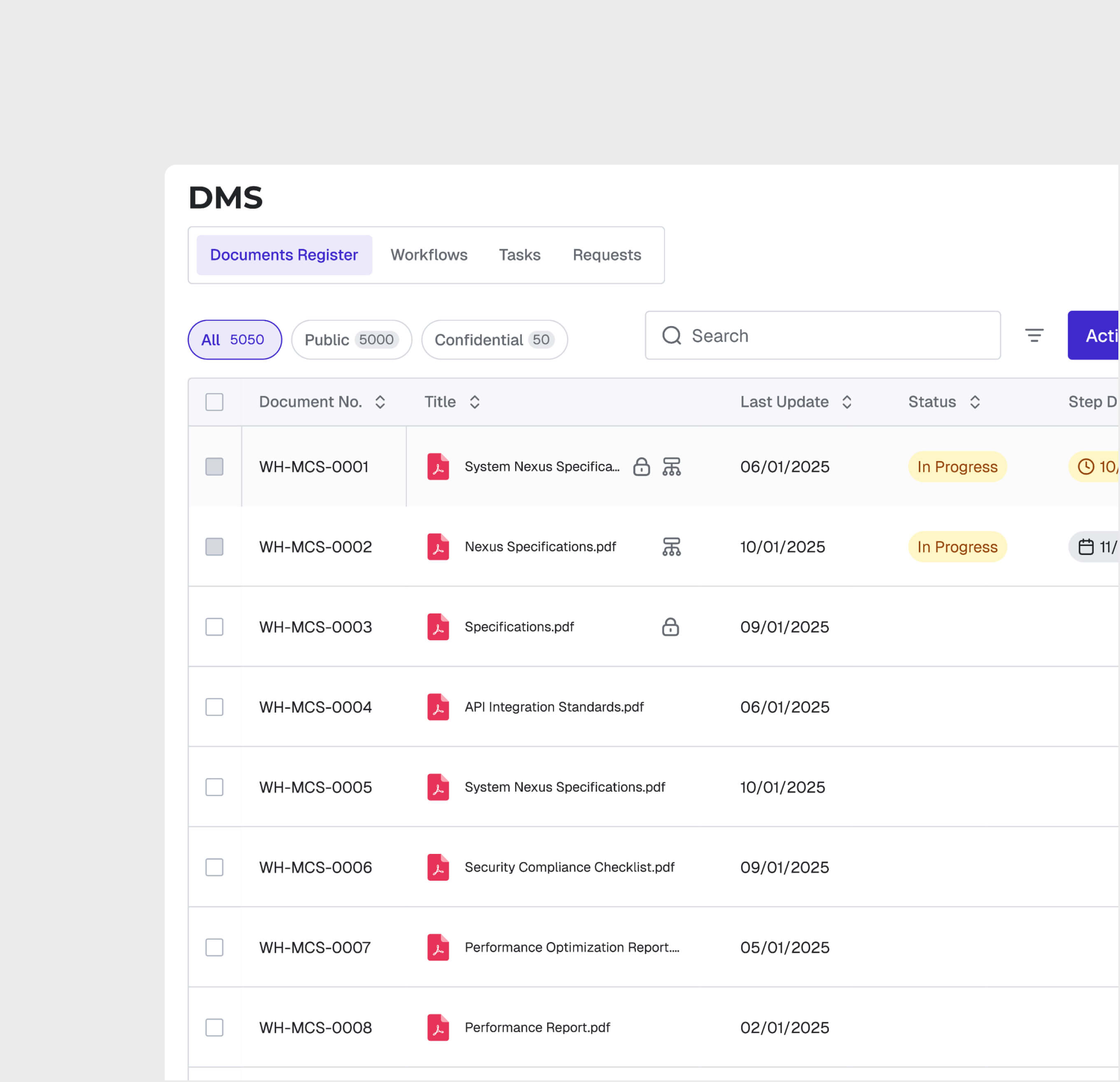 Centralized Document Repository