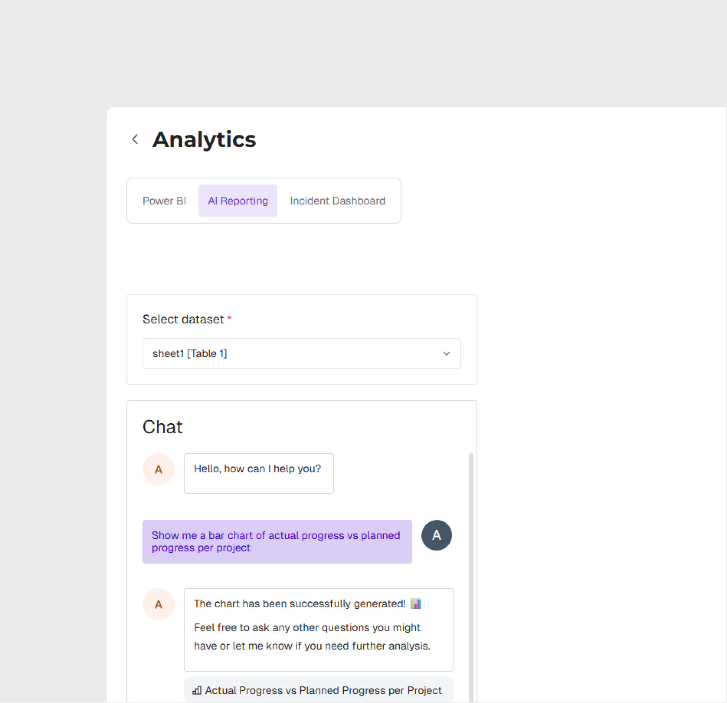 Conversational AI Interface